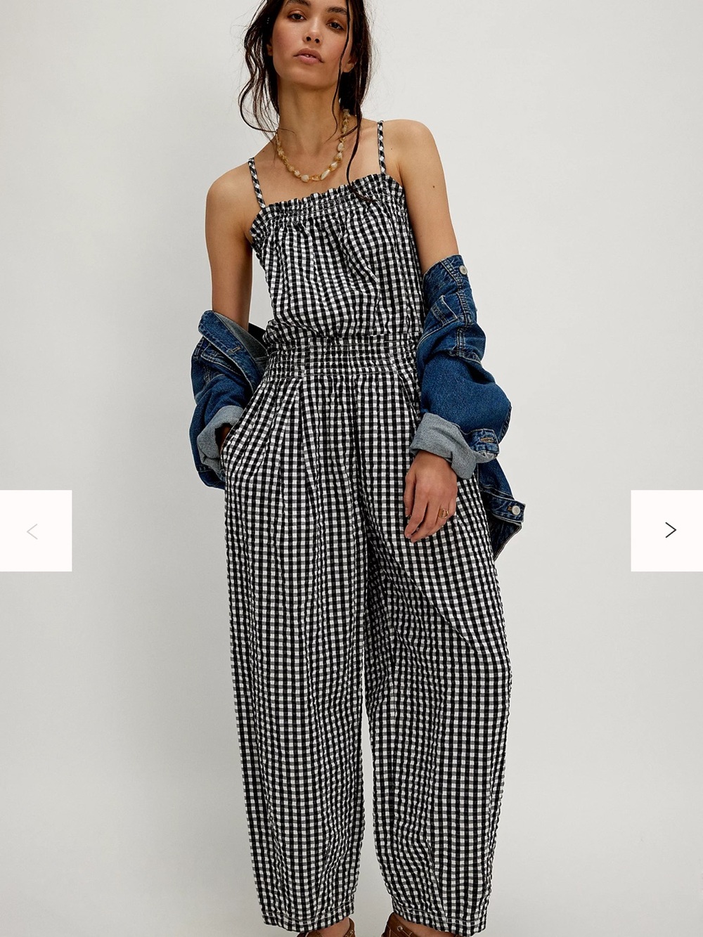 Free People Retro Heatwave Gingham Jumpsuit SOLD OUT - #148